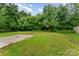 Backyard space featuring greenery and a concrete patio at 2903 Rockingham Sw Ct, Concord, NC 28025