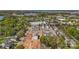 Overhead view showing new construction homes with a lake in the background at 316 Catawba Ave, Davidson, NC 28036