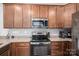 Kitchen featuring stainless steel appliances and granite countertops at 348 Zocalo Dr, Gastonia, NC 28056