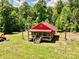 A cozy cabin exterior showcases a wooden porch and charming architectural details at 362 Sandburg Rd, Union Grove, NC 28689