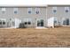 Spacious backyard with sliding glass doors, offering a private outdoor retreat at 4116 Lurelin Ln, Charlotte, NC 28262