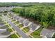 Overhead view of the community and surrounding well maintained landscaping at 422 Drake Ln, Salisbury, NC 28146
