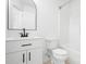 Bathroom with a vanity, toilet, and a shower/tub combo at 4719 Sahalee Ln, Charlotte, NC 28216