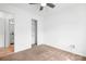 Bedroom featuring carpet, ceiling fan, and a closet with an open door at 4719 Sahalee Ln, Charlotte, NC 28216
