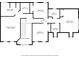 Second floor plan displays primary bedroom, two bedrooms and sitting room at 4846 Deer Cross Trl, Charlotte, NC 28269