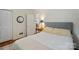 Well-lit bedroom with a clean look, hardwood floors, and neutral decor at 512 Forest Ln, Rock Hill, SC 29730