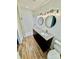 Bathroom features a modern vanity with granite top, dual mirrors, and walk-in tiled shower at 820 Kerley Ct, Statesville, NC 28677