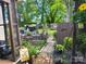 Enchanting backyard oasis with lush greenery, a garden, and a charming patio area at 903 W Oak St, Shelby, NC 28150
