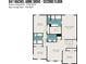 Second floor plan illustrating bedroom and bathroom layouts, including the primary suite at 941 Rachel Anne Dr, Belmont, NC 28012