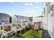 Relaxing outdoor deck space with comfortable seating and neighborhood views at 9775 Mallard Glen Dr, Charlotte, NC 28262