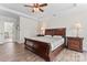 Large bedroom with hardwood floors, tray ceilings, and a relaxing atmosphere at 1016 Spanish Moss Rd, Indian Trail, NC 28079