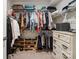 Spacious walk-in closet featuring ample shelving and hanging space, offering optimal storage solutions at 117 Lanyard Dr # E, Mooresville, NC 28117