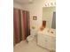Bathroom featuring a combination shower and tub, along with a single sink vanity at 1253 Iverleigh Trl, Charlotte, NC 28270