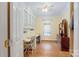 Bedroom with hardwood floors, built-in cabinets, and a window with natural light at 150 8Th Ave, New London, NC 28127