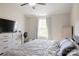 Bright, cozy bedroom with a ceiling fan and a window providing ample natural light at 1518 Glenbar Ct, Clover, SC 29710