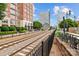Railway line between apartments and office towers at 1530 S Church St # K, Charlotte, NC 28203