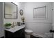 Stylish bathroom features modern fixtures, sink, vanity, and window for natural light creating a relaxing space at 1575 Lewis Farm Rd, Kings Mountain, NC 28086