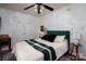 Cozy bedroom features a comfortable bed and a ceiling fan at 1575 Lewis Farm Rd, Kings Mountain, NC 28086