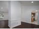 Open concept living room area with dark floors at 1909 Wexford Ct, Gastonia, NC 28054