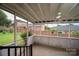Screened porch with tiled floor and ceiling fan, offering a relaxing outdoor living space at 1909 Wexford Ct, Gastonia, NC 28054