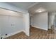 A finished basement featuring laundry room, tile floor and closet at 2214 Grimes St, Charlotte, NC 28206