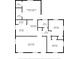 Detailed floor plan showcasing the layout of the home at 2214 Grimes St, Charlotte, NC 28206