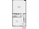 First floor floorplan featuring garage, flex room, drop zone, half bath and foyer at 308 Catawba Ave, Davidson, NC 28036