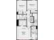 Third floor floorplan featuring Owner's Suite, Owner's Bath and 2 bedrooms at 308 Catawba Ave, Davidson, NC 28036