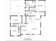 Detailed floor plan showcasing the layout and dimensions of the home's interior at 3809 Topsfield Rd, Charlotte, NC 28211
