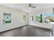 Bright living room with fireplace, hardwood flooring, and ample natural light at 418 Link St, Fort Mill, SC 29715