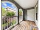 Private outdoor balcony with room for seating at 430 Queens Rd # 332, Charlotte, NC 28207