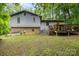 View of back of home, showing a deck perfect for enjoying outdoor activities and relaxation at 610 N Shaver St # 14, Salisbury, NC 28144
