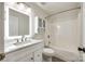 Bathroom featuring a shower-tub combination and a vanity with a framed mirror at 752 Chipmeadow Ln, York, SC 29745