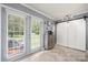Hallway features access to the backyard and a utility closet at 128 Wandering Ln, Bessemer City, NC 28016