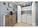 Open concept laundry room located in the dining area at 128 Wandering Ln, Bessemer City, NC 28016