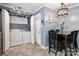 Open concept laundry room located in the dining area at 128 Wandering Ln, Bessemer City, NC 28016