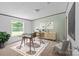 Bright office with a large window, neutral carpet and wall color, and modern furniture at 151 Lillyfield Dr, Rockwell, NC 28138