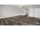 A spacious living room with hardwood floors and a ceiling fan at 155 Trail Wood Ct, Salisbury, NC 28146