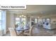 Cozy dining area with round table, chairs, and natural light at 160 Asmodean Ln, Troutman, NC 28166