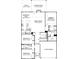 Detailed floorplan showcasing the layout of bedrooms, kitchen, and living spaces at 2045 Mantle Ridge Dr, Indian Trail, NC 28079