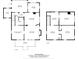 Detailed floor plan showcasing the layout of both floors, including room dimensions at 2809 N Main St, Kannapolis, NC 28081