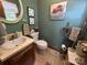 Bathroom with a vanity, decorative accents, and a charming ambiance at 2815 Penny Park Dr, Gastonia, NC 28052