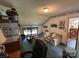 Attic bedroom featuring a Carolina theme, sloped ceilings, and comfortable seating area at 2815 Penny Park Dr, Gastonia, NC 28052