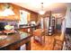 Updated kitchen features granite counters, stainless steel appliances and natural wood cabinets at 2815 Penny Park Dr, Gastonia, NC 28052