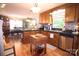 Spacious kitchen features wood cabinets, stainless steel appliances and an eat-in kitchen area at 2815 Penny Park Dr, Gastonia, NC 28052