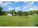 Wide shot of a spacious backyard, highlighting the large lot and potential for outdoor activities and landscaping at 319 Glenhaven Dr, Charlotte, NC 28214