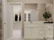 Bathroom featuring a vanity and doorway into walk-in closet at 4179 Skyboat Cir, Fort Mill, SC 29715