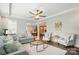 Well-decorated living room with a view into the dining area at 4527 Waylon Ave, Fort Mill, SC 29715