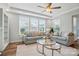 Spacious living room with large windows, plush seating, and stylish decor for comfortable living at 4527 Waylon Ave, Fort Mill, SC 29715