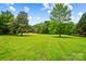 Expansive grassy yard surrounded by mature trees offers plenty of space for outdoor activities at 469 Valley Run Dr, Waxhaw, NC 28173